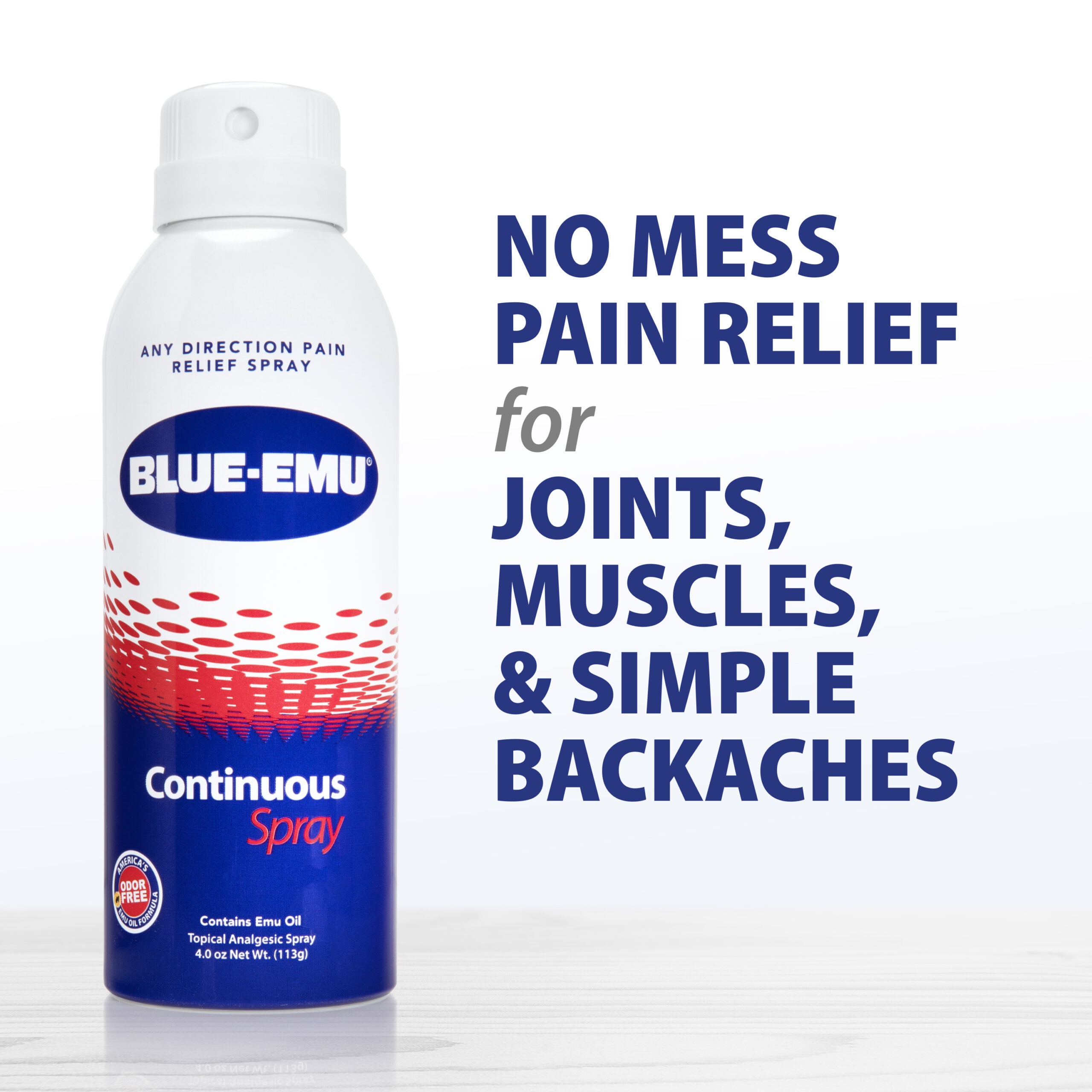 Blue-Emu Continuous Pain Relief Spray for Arthritis, Muscles & Joints, 4 oz