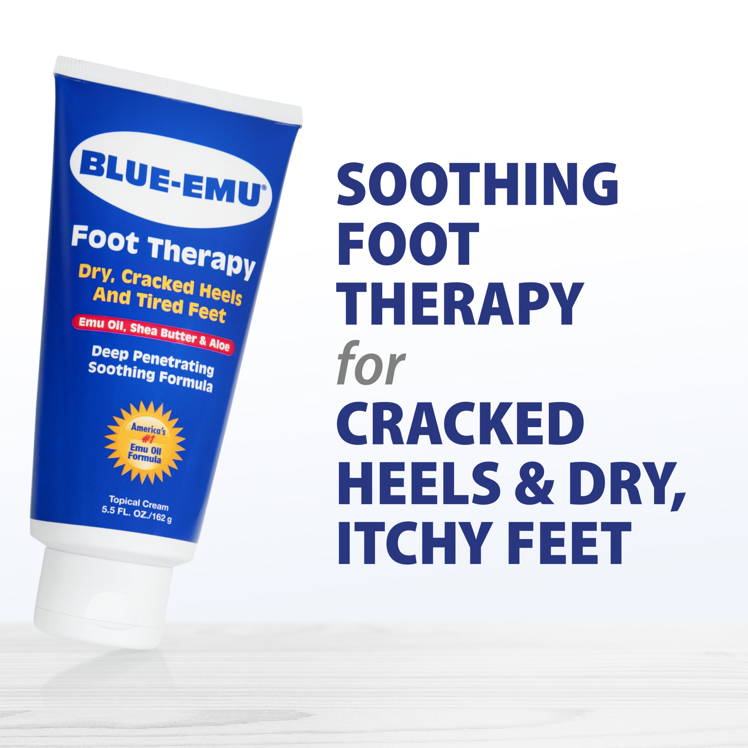 Blue-Emu Foot Therapy Cream for Tired Feet & Dry Skin, 5.5 oz – Blue-Emu